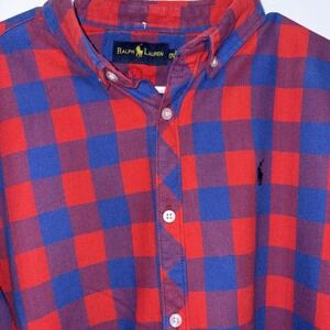 Polo by Ralph Lauren Red and Blue Checkered Shirt